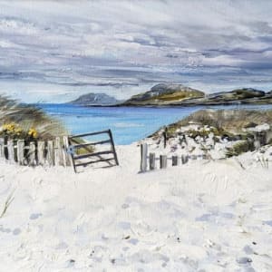 Gate, Vatersay Beach East by Allison Young