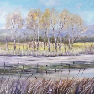 Bullrushes Airthrey Loch by Allison Young