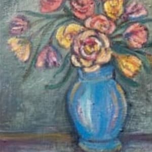 Blue Vase by Christien Vorster