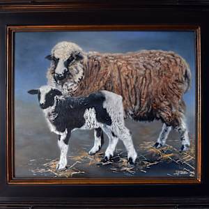 Peaches and Son by Bobbe Jones  Image: Frame