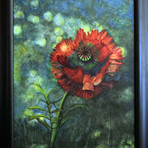 Poppy in the Shade by Bobbe Jones  Image: Frame