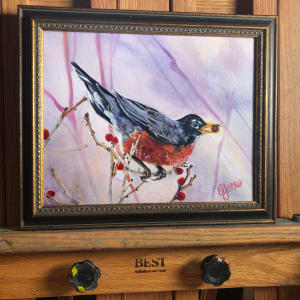 Robin by Bobbe Jones  Image: On Easel