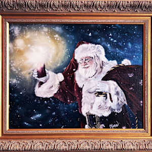 Santa's Light by Bobbe Jones  Image: Frame