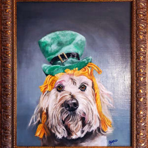 St Patricks Dog by Bobbe Jones 