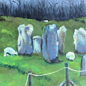 The Stones at Avebury by Janet Gallagher