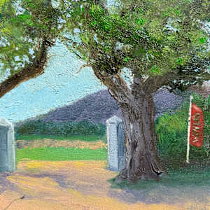 View from the Winery by Janet Gallagher