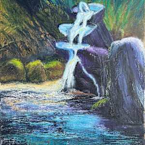 Fountain at Washington Oaks by Janet Gallagher, Image 1.