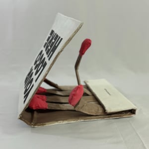 Matchbook (Fiber Art) by David Sierra