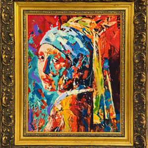 The Girl With The Pearl Earring Redux by David Sierra