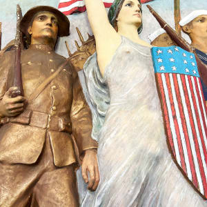 Victory Leading WWI Troops by P. Bryant Baker 