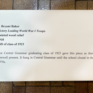 Victory Leading WWI Troops by P. Bryant Baker 