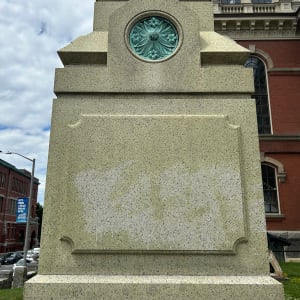 Soldiers' and Sailors' Monument by Cape Ann Granite Co., Ames Manufacturing Co. 