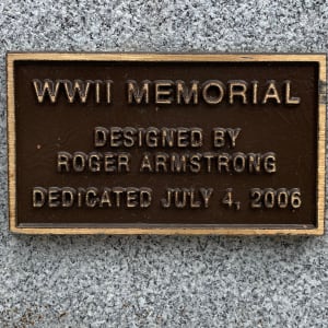 World War II Monument by Roger Armstrong 