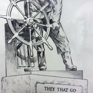 Man at the Wheel by Jas F. Morray 