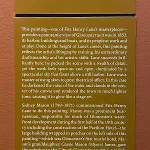 Gloucester Harbor by Fitz Henry Lane 