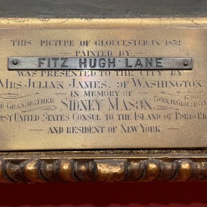 Gloucester Harbor by Fitz Henry Lane 