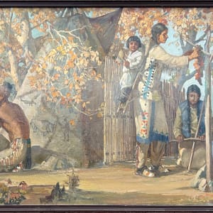 Landing of the Viking Thorwald in Vinland by Frederick Mulhaupt 