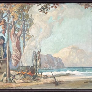 Landing of the Viking Thorwald in Vinland by Frederick Mulhaupt 