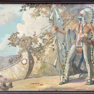 Landing of the Viking Thorwald in Vinland by Frederick Mulhaupt 