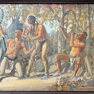 Landing of the Viking Thorwald in Vinland by Frederick Mulhaupt 