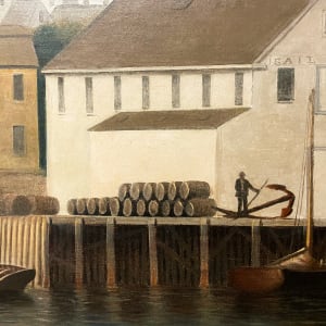 Three Master on the Gloucester Railways by Fitz Henry Lane 