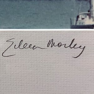 USCG Eagle in Gloucester by Eileen Morley 