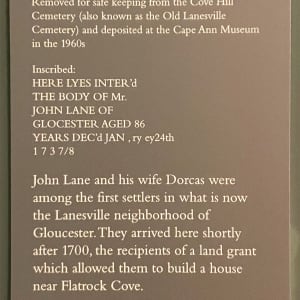 Gravestone of John Lane by Unknown 