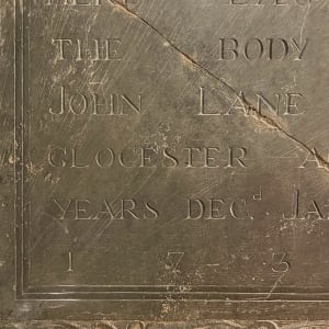 Gravestone of John Lane by Unknown 