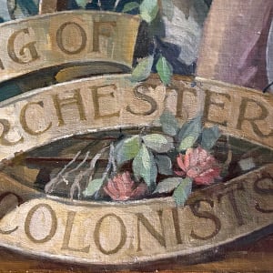 The Landing of the Dorchester Immigrants by Frederick Mulhaupt 