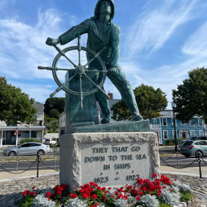 Man at the Wheel by Leonard Craske