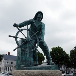 Man at the Wheel by Leonard Craske
