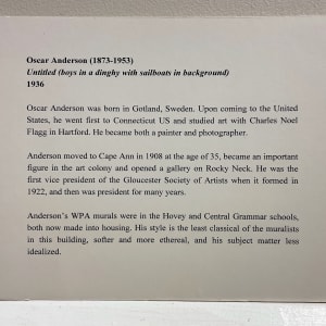 Adventure or Boys on Beach with Dory by Oscar Anderson 