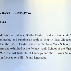 View of City from the Harbor  by Bertha Baxter 
