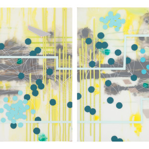 System (diptych) by Heather Patterson