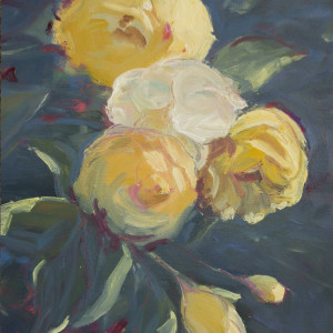 Yellow Roses Summer by Jennifer Riefenberg
