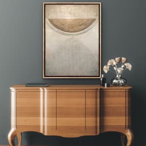 Ma'at by Shauna Marie Martin  Image: Digital Room with digital frame (will be framed with similar maple frame)