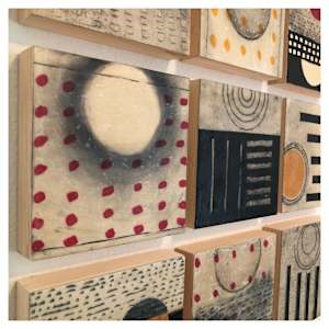 Uninhibited Grid No. 1 by Shauna Marie Martin  Image: Each 8x8 sold separately