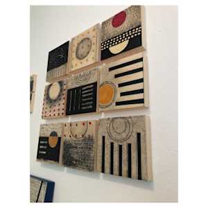 Uninhibited Grid No. 4 by Shauna Marie Martin  Image: Each 8x8 sold separately