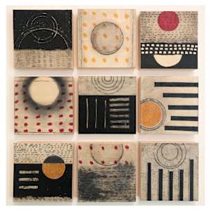 Uninhibited Grid No. 9 by Shauna Marie Martin  Image: Each 8x8 sold separately