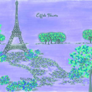 Eiffle Tower by Patricia A Kelley