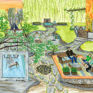 Her Zen Garden by Patricia A Kelley