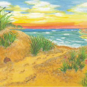 Beach Sunrise by Patricia A Kelley