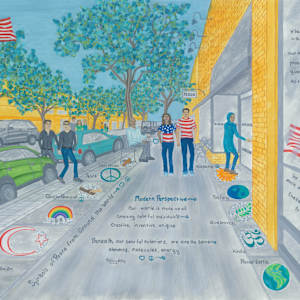 Modern Perspective I, Symbols of Peace from Around the World by Patricia A Kelley