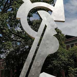 Modern Head (OSU - Academic Core North) by Roy Lichtenstein