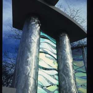 Light Rapids (MU - Levey Science Building - Middletown) by Beverly Precious