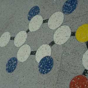 Molecular Necklace (University of Akron - John S. Knight Convention Center) by Laura Sindell 
