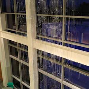 Blue Migration, Leaf Pile, and Rain (Tri-C - Healthcare Technology Building) by Terry Welker  Image: Rain