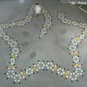Molecular Necklace (University of Akron - John S. Knight Convention Center) by Laura Sindell