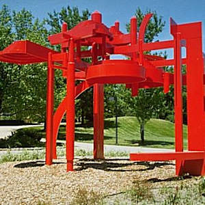 Inner Circles (Youngstown State University - Moser Hall) by David Black