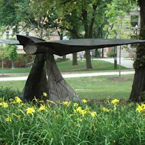 Two Winged Flyers (OSU - Psychology Building) by Magdalena Abakanowicz 